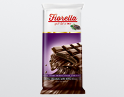 Fiorella Bitter Krema Dolgulu Sütlü Çikolata Tablet 