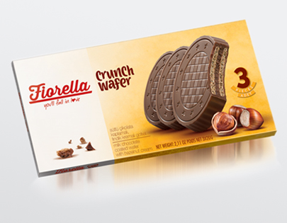 Fiorella Sütlü Çikolata Kaplamalı Fındık Kremalı Gofret 3 ‘lü