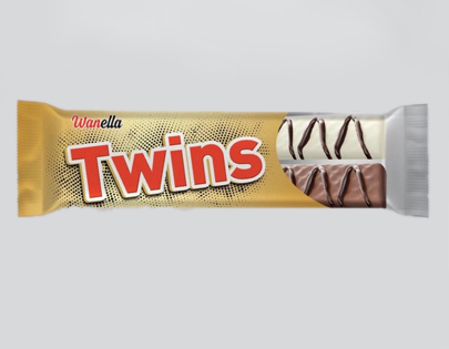 Wanella Twins Sütlü Kokolin Kaplamalı ve Kakao Kremalı Gofret