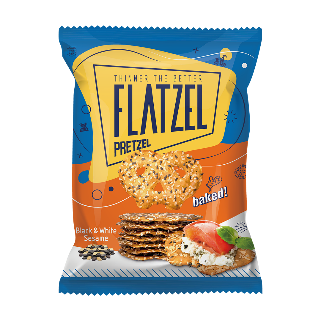 Flatzel Black And White Sesame Cracker