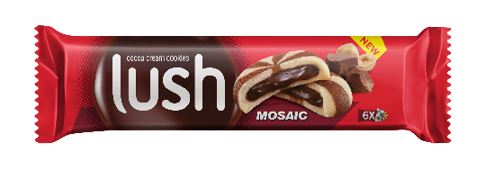 Lush Cocoa Cream Mosaic Cookie